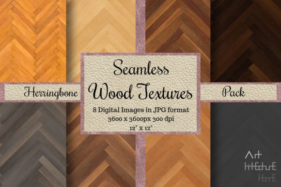 Download Seamless Wood Textures - Herringbone - Premium Bundle