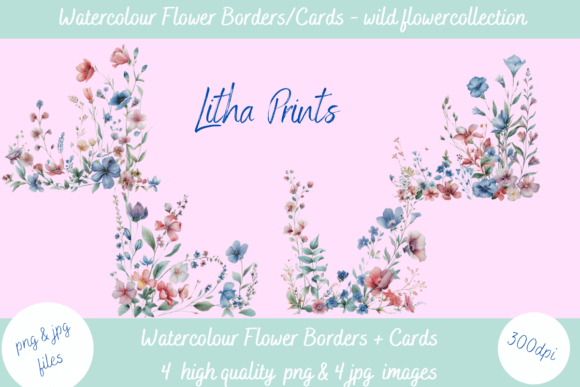 Download Watercolour Wild Flowers - Premium Resources